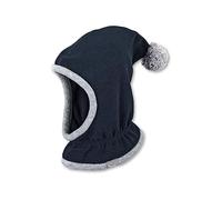 Sterntaler Schalmütze BASIC mit Bommel in marine, Gr. 49, maedchen,junge