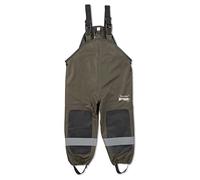 Sterntaler Baby Jungen Regenhose Kinder Funktions-Regenhose - Regenhose Kinder - Wasserdicht mit Druckknopf und verschweißten Nähten - dunkelgrün, 74