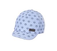 Sterntaler Baby Jungen Schirmmütze Baby Schirmmütze Anker - Schirmmütze Baby, Baby Mützen - mit Anker Motiv - himmelblau, 51