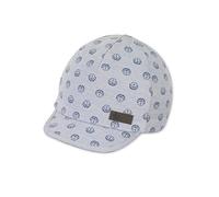 Sterntaler Baby Jungen Schirmmütze Baby Schirmmütze Anker - Schirmmütze Baby, Baby Mützen - mit Anker Motiv - lichtblau, 45
