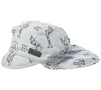 Sterntaler Jungen Schirmmütze mit Nackenschutz Savanna Sonnenhut, hellblau, 45