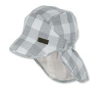 Sterntaler Baby - Jungen Worker-Cap with Neck Protection Mütze Not Applicable, Grau (Rauchgrau 566), XXXX-Large (Herstellergröße: 49)