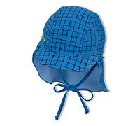 Sterntaler Baby - Jungen Schirmmütze mit Nackenschutz Krokodil Sonnenhut, Blau, 47 EU