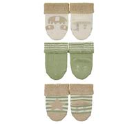 Sterntaler Baby-Jungen Söckchen 3er Elefant Socken, Ecru, 18, 8302221