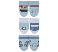Sterntaler Baby-Jungen Söckchen 3er Fußball Socken, bleu, 14, 8302220