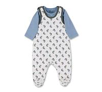 Sterntaler Baby - Jungen Strampler-set Jersey 2602111 Baby- und Kind-Schlafanzüge, Ecru Mel., 56