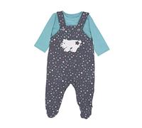 Sterntaler Baby - Jungen Strampler-Set Jersey Eisbär Elia Und Kleinkind-Schlafanzüge, Eisengrau, 56 EU