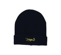 Sterntaler Baby Jungen Strickmütze Baby Organic Cotton Strickmütze Skaterlook - Baby Strickmütze - mit Umschlag und Stickerei - Marine, 51