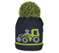 Sterntaler Baby-Jungen Strickmütze Bagger Mütze, Marine, 49