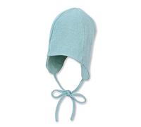 Sterntaler Baby - Jungen Strickmütze mit Ohrenklappen und Bindebändern, Alter: 5-6 Monate, Größe: 43, Hellgrün