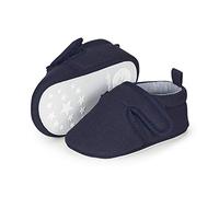 Sterntaler Baby-Krabbelschuh Leder Flache Hausschuhe, Marine, 18 EU