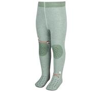 Sterntaler Baby Krabbelstrumpfhose Jungen - mit ABS-Noppen an Knie, Spann und Sohle - Motiv Pilz - Innenfutter für Komfort - steingrün, Größe 80