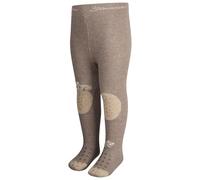 Sterntaler Baby Krabbelstrumpfhose Unisex - Bauernhof-Motiv mit ABS-Noppen an Knie, Spann und Sohle - weiches Innenfutter an Knie- und Sohlenbereich - braun meliert, Größe 80
