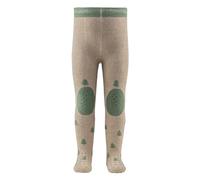 Sterntaler Krabbelstrumpfhose Weihnachten Unisex - Strumpfhose Baby mit Anti-Rutsch-Noppen - Krabbelhose Baby mit Motiv und Po-Motiv, beige, 80