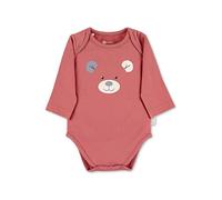 Sterntaler Baby - Mädchen Baby Body Langarmbody Eisbär Elia, Hellrot, 74