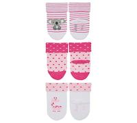 Sterntaler Baby Mädchen Baby Socken Baby-Jungen Söckchen 3er-Pack Koala Socken - Babysocken, Babykleidung, mit Haimotiv - waschbar - weiß, 13-14 jahre