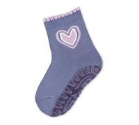 Sterntaler Baby Mädchen Baby Socken Glitzer Flitzer AIR Herz - Socken Baby - aus Baumwolle mit Vollplüsch (Sohle) - flieder, 18