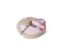 Sterntaler Baby Mädchen Ballerina Baby Babyballerina Punkte - Babyschuhe, Baby Ballerina Schuhe - mit rutschfester Herzchensohle - rosa, 19/20 EU