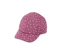Sterntaler Baby Mädchen Baseball-Cap Blumen - Baby Baseball Cap, Kinder Basecap, Kindermütze - aus Baumwolle - pink, 45