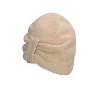 Sterntaler Baby Mädchen Beanie Baby Beanie Lurex Mütze - Beanie Baby, Kinderbeanie, Babymütze - gefüttert mit Baumwollfleece - natur, 41