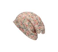 Sterntaler Baby Mädchen Beanie Baby Slouch-Beanie Blumen Mütze - Beanie Baby, Kinderbeanie - gefüttert mit Baumwollfleece - rosa, 45