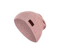 Sterntaler Baby Mädchen Beanie Baby Slouch-Beanie Struktur Mütze - Beanie Baby - aus Strukturiertem Mischgewebe mit Viskose Anteil - rosa, 45