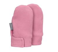 Sterntaler - Baby Mädchen Fäustlinge Handschuhe Fleece mit Klettverschluss ohne Finger, perlrosa - 4301400, Größe 1