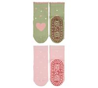 Sterntaler Baby - Mädchen Glitzer Flitzer Air Doppelpack Herz Fliesen Flitzer, mittelgrün, 28