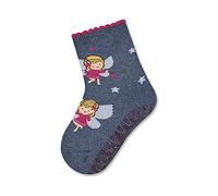 Sterntaler Baby-Mädchen Glitzer-Flitzer Soft Fee Hausschuh-Socken, Tintenblau, 20