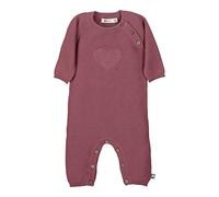 Sterntaler Baby-Mädchen GOTS Strick-Einteiler Heart, rosa, 80