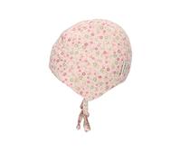 Sterntaler Baby Mädchen Häubchen Häubchen Fleur Sonnenhut - Erstlingsmütze, Babymütze, Neugeborenenmütze mit Bindebändern - waschbar - rosa, 41