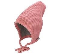 Sterntaler Baby Mädchen Häubchen in Waffeloptik - Babymütze aus Viskose mit Bindeband - Rosa, 41