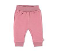 Sterntaler Baby Mädchen Hose Baby GOTS Hose uni Emmi - Baby Hose, Kinder-Hose, Baby-Hose - mit "Mitwachsbund" und Stickerei - rosa, 50