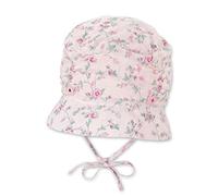 Sterntaler Baby Mädchen Hut Baby Hut Blumen - Baby Hut, Kopfbedeckung Baby Sommer, Sommerhut Baby - aus Baumwolle - rosa, 51