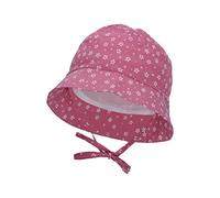 Sterntaler Baby Mädchen Hut Baby Hut Blumen - Baby Hut, Kopfbedeckung Baby Sommer, Sommerhut Baby - aus Baumwolle - pink, 49
