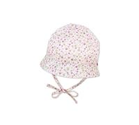 Sterntaler Baby Mädchen Hut Baby Hut Blumen - Baby Hut, Kopfbedeckung Baby Sommer, Sommerhut Baby - aus Baumwolle - rosa, 45