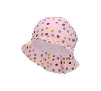 Sterntaler Baby Mädchen Hut Baby Sonnenhut Punkte - Baby Hut, Kopfbedeckung Baby Sommer, Sommerhut Baby - aus Baumwolle - rosa, 47