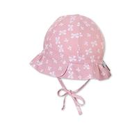 Sterntaler Baby Mädchen Hut Baby Sonnenhut Schleife - Baby Hut, Kopfbedeckung Baby Sommer, Sommerhut Baby - aus Baumwolle - zartrosa, 47