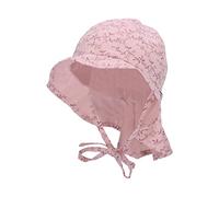 Sterntaler Baby Mädchen Hut Baby Sonnenhut Zweige - Baby Hut, Kopfbedeckung Baby Sommer, Sommerhut Baby - aus Baumwolle - zartrosa, 45