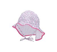 Sterntaler Baby Mädchen Hut Baby Sonnenhut Zweige - Baby Hut, Kopfbedeckung Baby Sommer, Sommerhut Baby - aus Baumwolle - weiß, 47