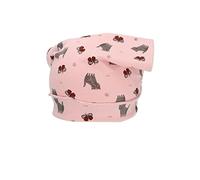 Sterntaler Baby Mädchen Kopftuch Baby Kopftuch Miezi Sonnenhut - Bandana, Babykopftuch, Slouch-Beanie mit Schmetterlins-Motiv - waschbar - rosa, 45