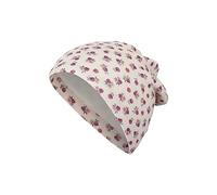 Sterntaler Baby - Mädchen Mütze Baby Beanie Mütze Blumen, beige, 47