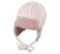 Sterntaler Baby - Mädchen Mütze Baby Fliegermütze Hahnentritt, beige, 47