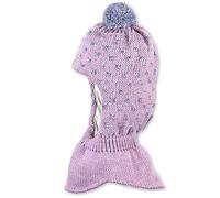 Sterntaler Baby - Mädchen Schalmütze Kleinkinder Schalmütze Strick Rautenmuster, rosa meliert, 45