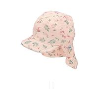 Sterntaler Baby Mädchen Schirmmütze Baby Schirmmütze mit Nackenschutz Fleuro Sonnenhut - Schiebermütze - waschbar - mit UV Schutz 15 - rosa, 47