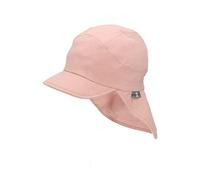 Sterntaler Baby Mädchen Schirmmütze Baby Schirmmütze mit Nackenschutz Glace Sonnenhut - Schiebermütze, Baskenmütze - waschbar - zartrosa, 49