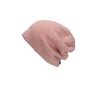 Sterntaler Baby Mädchen Slouch-Beanie - Strickware Mütze Gefüttert Mit Baumwoll Fleece - Rosa, 45