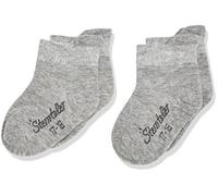 Sterntaler Baby - Mädchen Sneaker-söckchen Dp Uni Socken, Silber Mel., 26 EU