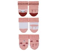 Sterntaler Baby-Mädchen Söckchen 3er Maus Socken, zartrosa, 17-18 EU