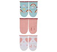 Sterntaler Baby-Mädchen Söckchen 3erPack Regenbogen Socken, zartrosa, 14